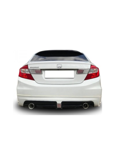 Honda Civic Fb7 Uyumlu Boyasız Plastik Mugen Rr Difüzör