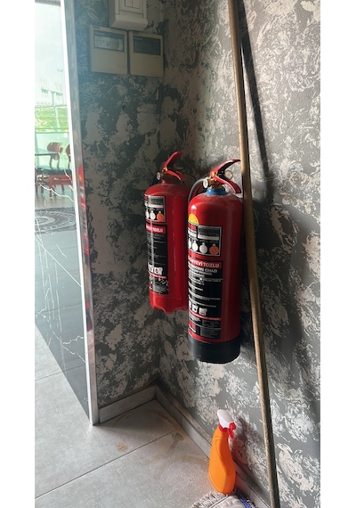 6 Kg Kuru Kimyevi Tozlu 2 'li Paket Yangın Söndürme Tüpü