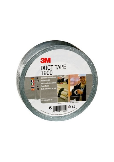 3M 1900 Duct Tape Tamir Bandı 50Mm X 50Mt Gri Bez Bant