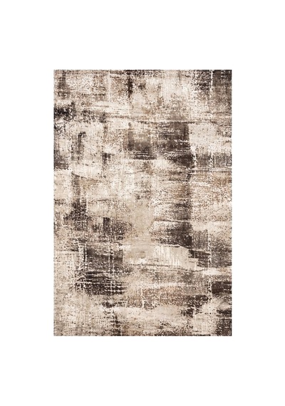 Kartela Halı Lora Halı Kaymaz Taban Makinede Yıkanabilir Halı Kahverengi - 100 X 150 Cm