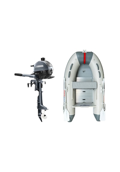 Marinport 2.30 Alüminyum Taban Şişme Bot + Yamaha 2.5 Hp Deniz Motoru