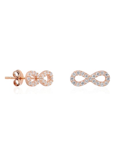 925 Ayar Minik Sonsuzluk Küpe Kadın Gümüş Küpe N11.9771