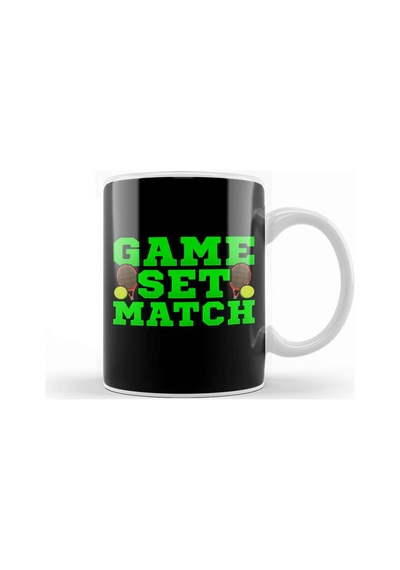 Cute Game Set Match Tennis Players Kupa Bardak Porselen Karışık