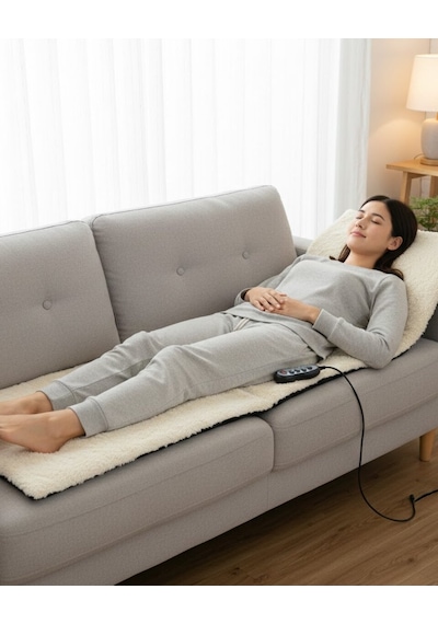 Full Body Masaj Minderi Isı Ve Titreşim Destekli Antrasit