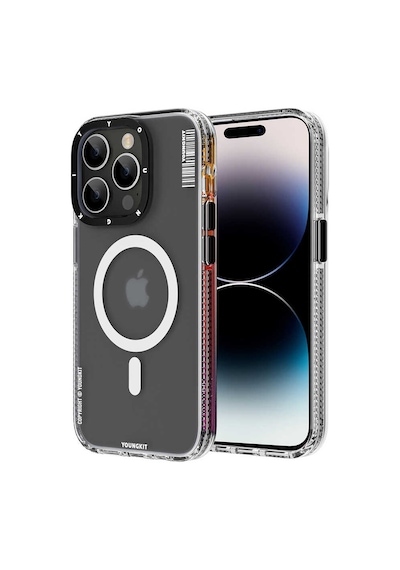 YoungKit Apple Uyumlu iPhone 14 Pro Kılıf Magsafe Şarj Özellikli Youngkit Jane Sand Serisi Kapak Youngkit-10138