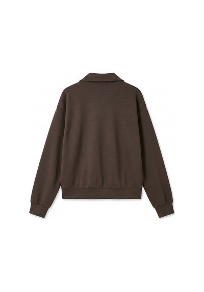 Hiccup Yumuşak Dokulu Sweatshirt Kahverengi