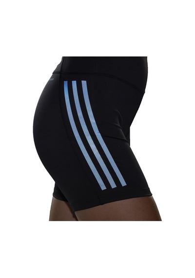 Adidas Dailyrun Stripes Kadın Şort Tayt Hs5452-siyah