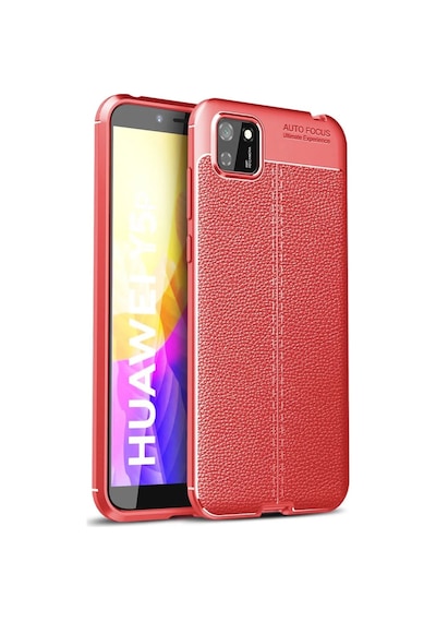 Huawei Y5p Uyumlu Kılıf Auto Focus Kapak - Kırmızı