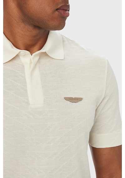 Boss Logolu % 100 Pamuk Regular Fit Düğmeli Polo Erkek Polo 50565174 118 Bej