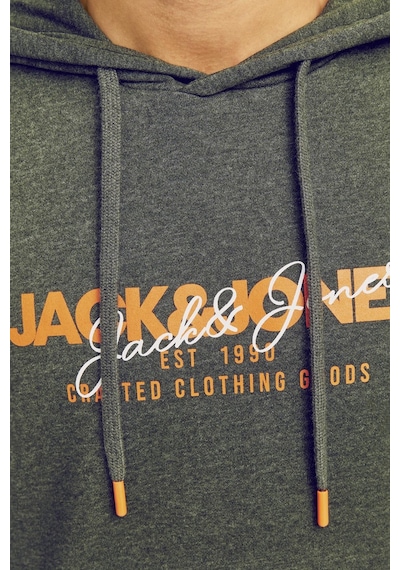 Jack & Jones Jjalvıs Sweat Hood Haki 12256848 001