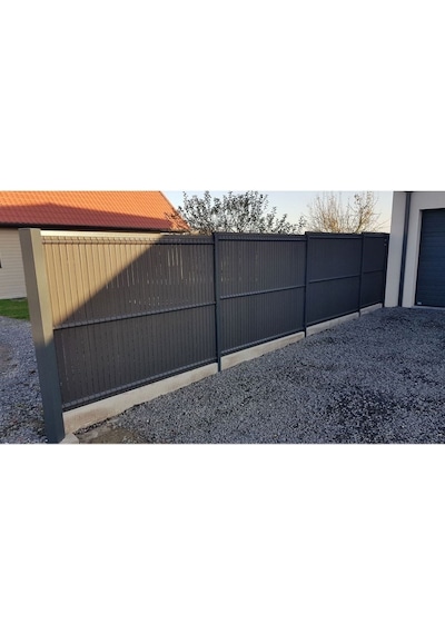 RENKLİ EVİM ÇİM ÇİT PVC KAPLAMA DÜZ  100X250 cm