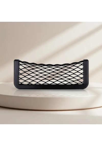 Araç İçin Yapışkan File Tipi Telefon Ve Aksesuar Saklama Aparatı 14,5x8 Cm
