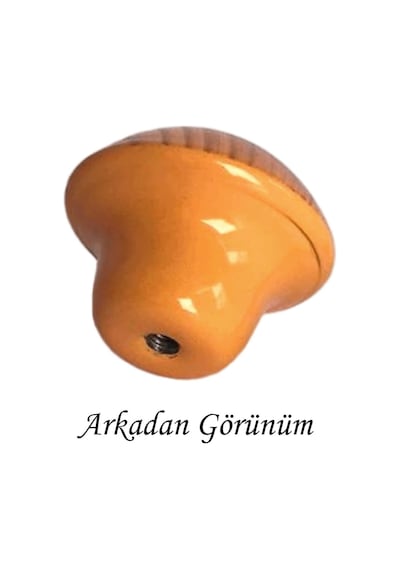 Açık Kayın Mantar Düğme Kulp Mobilya Çekmece Dolap Kapak Kulbu Metal Kulp Aksesuarları Vidalı