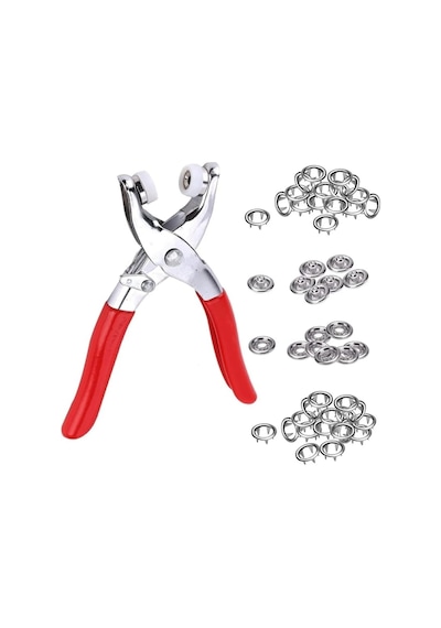Tineke 9.5 Mm Metal Çıt Çıt, El Pensesi, Set- Gömlek Ve Bebe Çıtçıt Montaj Seti Düğme Pensesi Genel