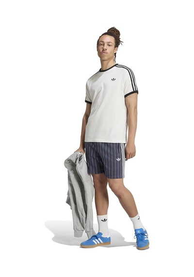 Adidas Erkek Şort Pınstrıpes Shorts Kr9706 Mavi