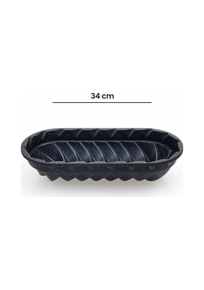 Thermoad Granit Baton Kek Kalıbı - 34 Cm Gri