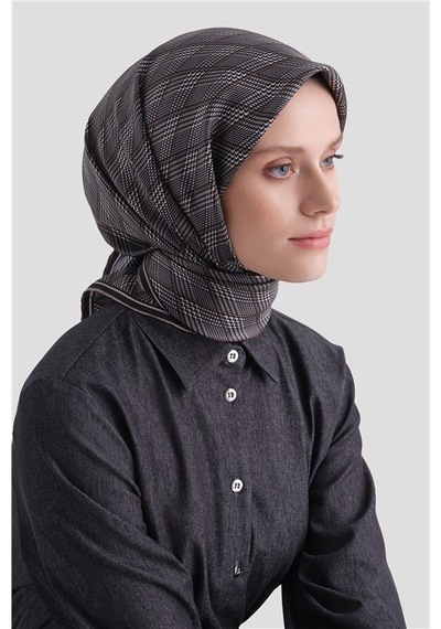 Armine Saf İpek Twill Eşarp 9626d 01 Yavruağzı