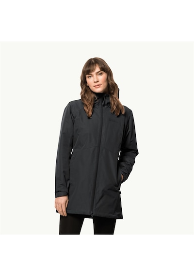 Jack Wolfskin Heidelstein Ins Kadın Mont Siyah