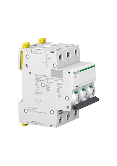 Schneider Electric Acti9 İc60N A9F74340 40A Sigorta (3P, 6Ka, C Eğrisi)