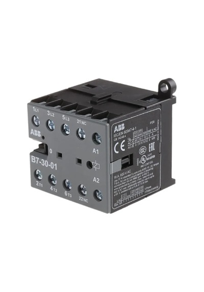 Abb B7-30-01-80 ,5.5kw/12a Kontak-3a+1k 220vac Mini Kontaktör