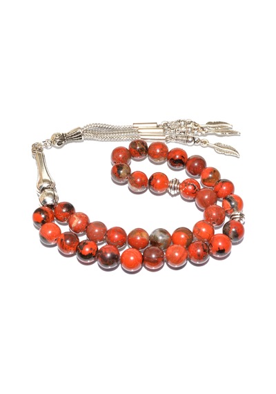 Hakiki Doğal Jasper Tesbih Doğal Taş 003