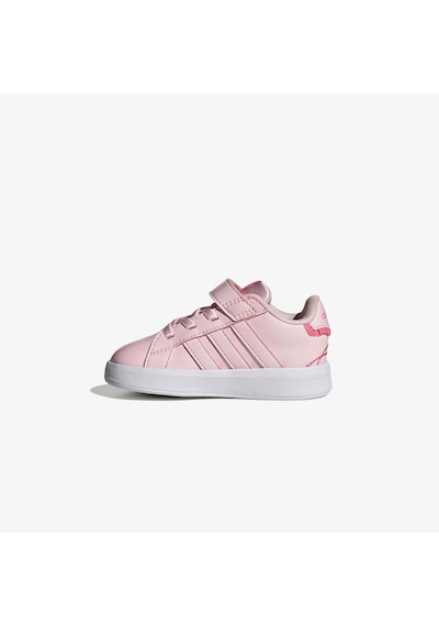 Adidas Grand Court 3.0 Girls Elastic Lace Çocuk Pembe Spor Ayakkabı Kı8121 2800236