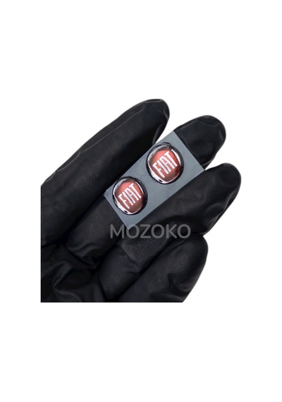 Kendinden Yapışkanlı Fiat Logolu 14 Mm Damla Baskılı Anahtarlık Kumanda Amblemi 2 Adet 3d Etiket