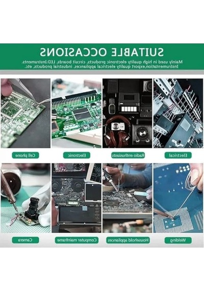 0.8 Mm Kalınlığında 50 Gr Lehim Teli, Elektronik Tamir İçin Kolay Erişilebilir