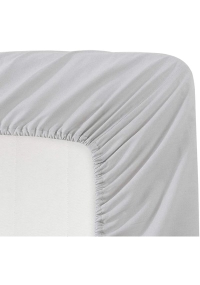Gercella 180x200+30 Çift Kişilik Lastikli Çarşaf Gri