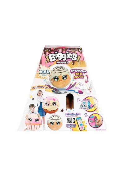 Şişme Peluş Cinnamon Roll Xxl Foodies S6 001 - Beyaz