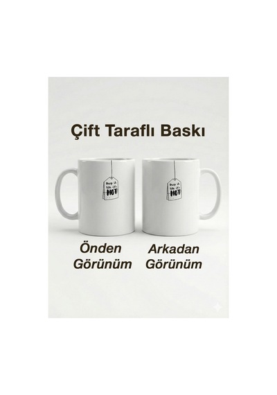 Kişiselleştirilebilir Drop It Like It's Hot Çay Temalı Beyaz Kupa Bardak - 330 Ml Çok Renkli - 876203833 Çok Renkli - 876203833 Çok Renkli