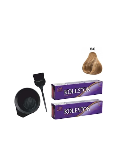 Koleston Saç Boyası 8/1 Açık Kumral 50Ml X 2 Adet+Boyama Seti