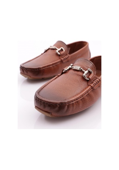 Dgn 1010 Erkek Metal Aksesuarli Comfort Ayakkabi 1010-2531-R2133 Taba