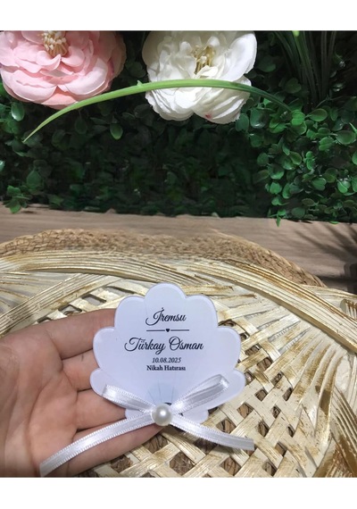 Uv Baskı Pleksi Magnet Söz, Nişan, Nikah, Düğün, Kına 10 Adet Şeffaf