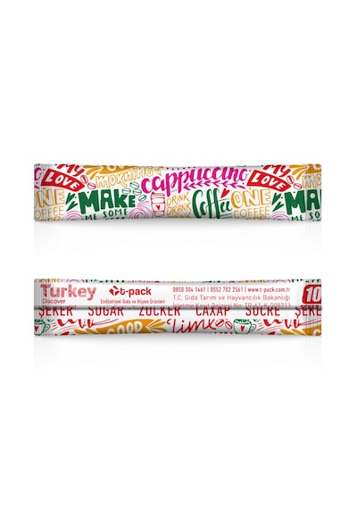 T-Pack Tek Kullanımlık Stick Şeker 1 KG