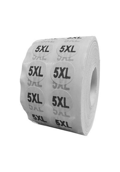Örenler Plastik 15 Çap Beden Etiketi 2.500'lü Rulo 5xl Beyaz
