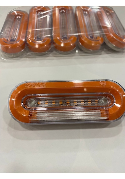 Ahmet Otomotiv 5 Adet Yeni Nesil Neon Yere De Işık Veren Yan Lamba Sarı Renk 12v-24v