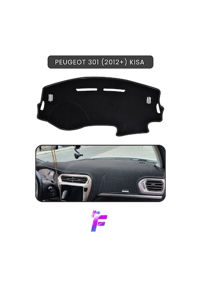 Peugeot 301 2012+ Kısa Kasa Uyumlu Torpido Örtüsü Çatlama Ve Isıya Karşı Tam Koruma T84 Torpido Halısı