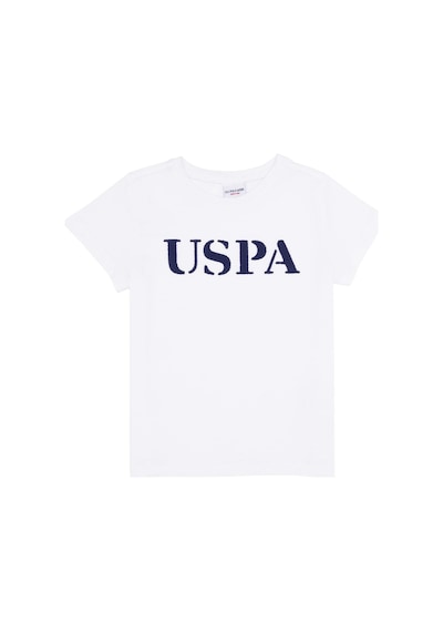 U.S. Polo Assn. Çocuk Basic Bisiklet Yaka Tişört BEYAZ