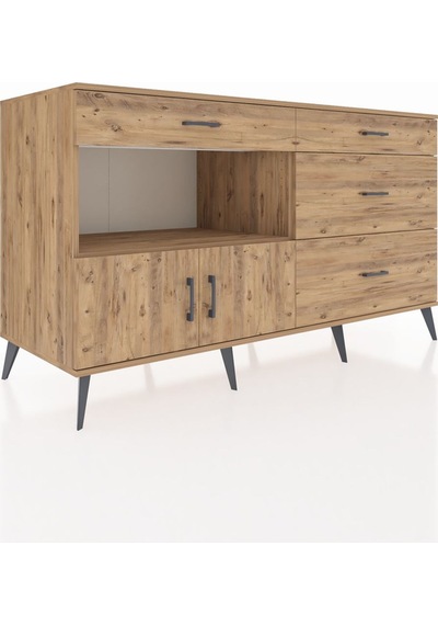 Kronos Konsol Tek Raflı 4 Çekmeceli 2 Kapaklı 176x59x99 Çam-çam Çam-çam Kronos Konsol Tek Raflı 4 Çekmeceli 2 Kapaklı 176x59x99 Çam-çam Çam-çam