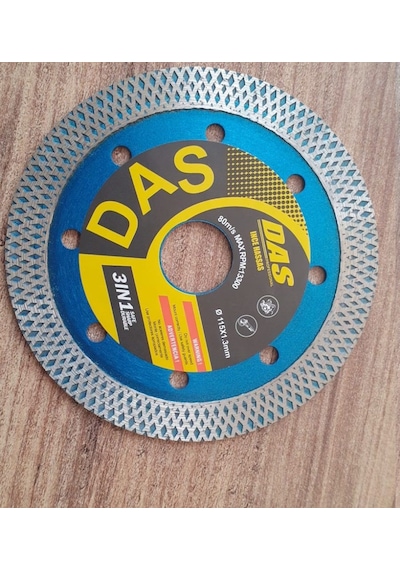 115mm DAS  mermer fayans seramik için örgülü elmaslı kesici disk