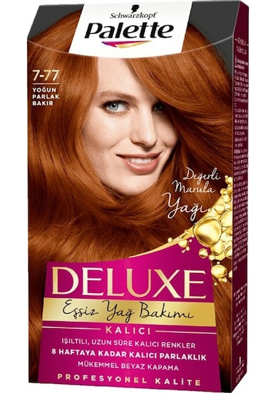 Palette Deluxe Saç Boyası 7.77 Yoğun Parlak Bakır