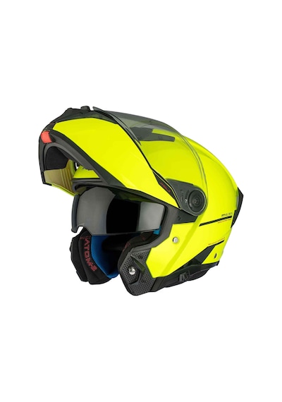 Mt Atom 2 Sv Solid A3 Parlak Çene Açılır Kask Sarı