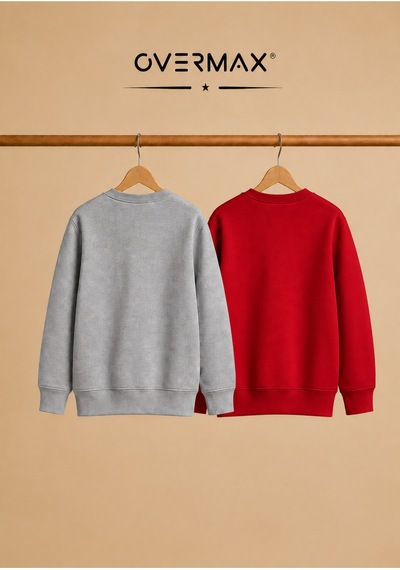 Overmax 2 Li Kapüşonsuz Sweatshirt Seti Çocuk Unisex - 3-12 Yaş Gri-kırmızı - 920169697 Gri-kırmızı Overmax 2 Li Kapüşonsuz Sweatshirt Seti Çocuk Unisex - 3-12 Yaş Gri-kırmızı - 920169697 Gri-kırmızı