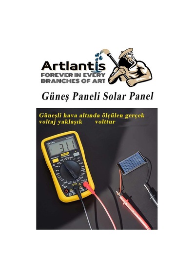 Güneş Paneli Solar Panel 4x8 Cm 3 Volt 100 Ma 1 Adet Güneş Enerjisi Okul Sınıf Deney Çalışmaları