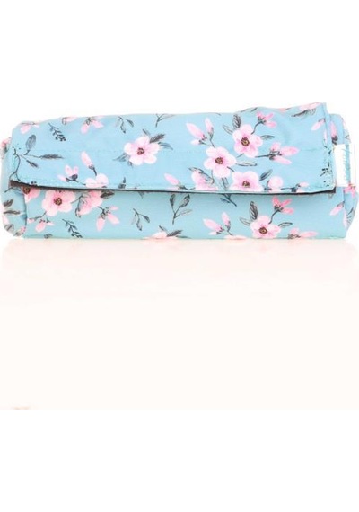 Kaukko Soft Floral Suprise Kalem Çantası Blue K2670