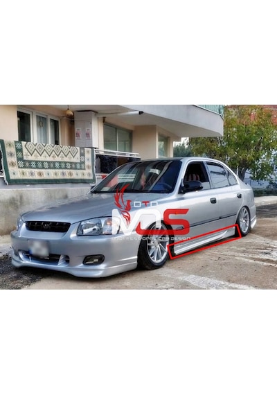 Hyundai Accent Milenyum Kasa Custom Marşpiyel Takım Fiberglass Boyasız
