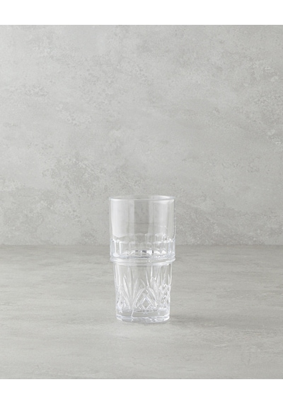English Home Cosmic Cam 4'lü Bardak 310 Ml Şeffaf Şeffaf