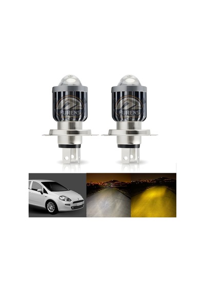 Fıat Grande Putno Uyumlu Mercek Led Xenon Uzun Kısa Çift Renk Şimşek Etkili Ampul