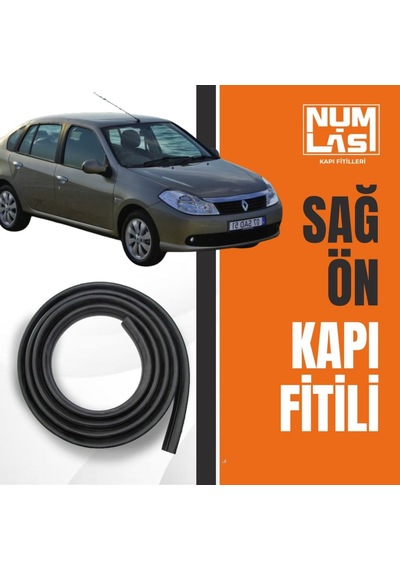 Renault Symbol 2.nesil Sağ Ön Kapı Fitili-a Kalite-numlas-nm7202
